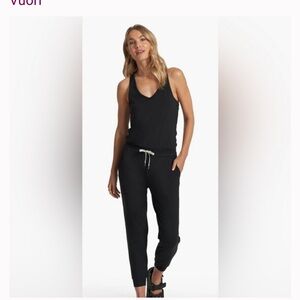 Vuori Women's Charcoal Jogger Jumpsuit size small